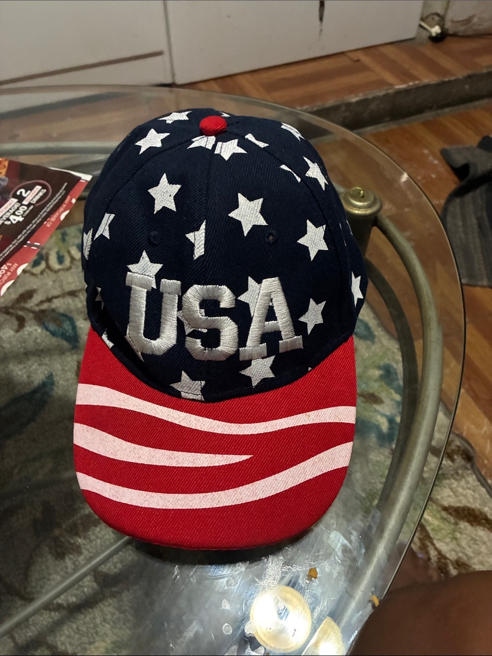 USA Star & Stripe Baseball Cap - Red, White & Blue